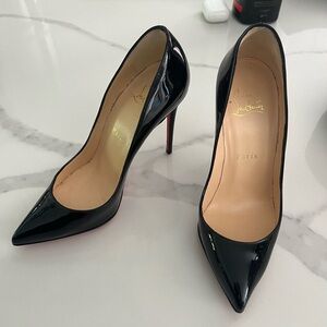 Christian Louboutin Kate 120 mm Black Patent Leather Pumps